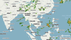 weather radar of SE Asia