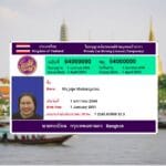 Sample Thai Licence - Jeje Motorcycles
